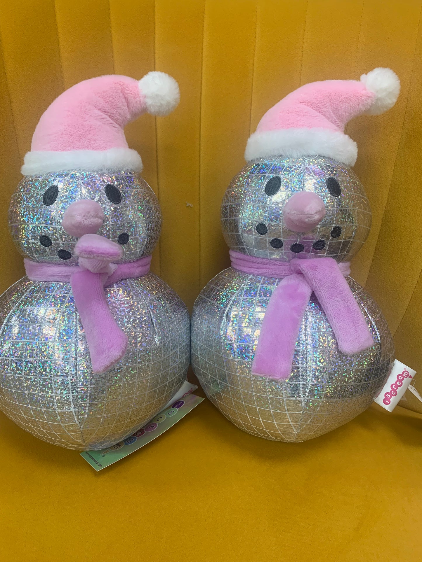 Disco Snowman Plush