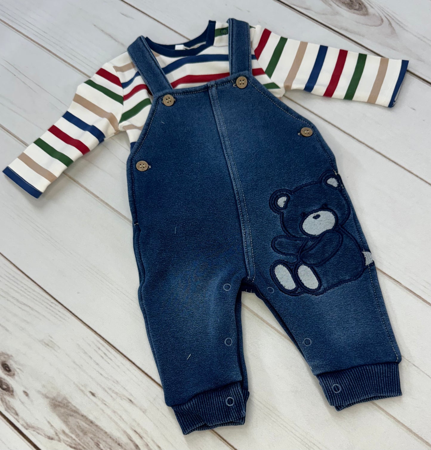 Blue Jean Overall Set