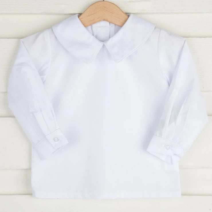 White Boys Piped Shirt