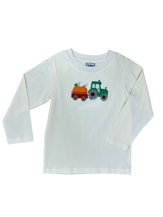 Pumpkin Tractor Tee