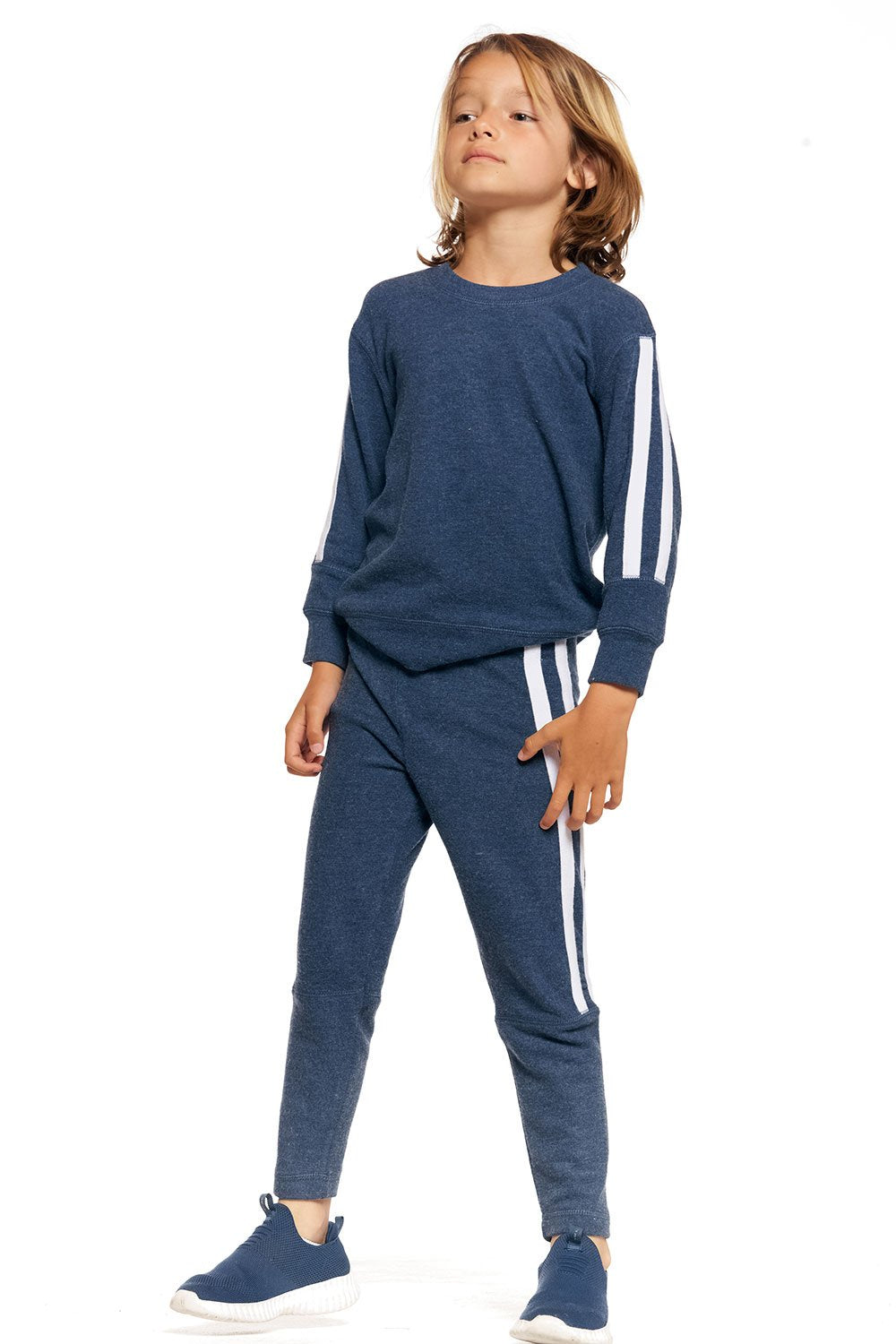 Knit Jogger with Strapping