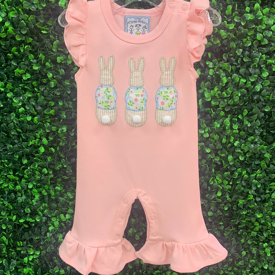 Bunny Hop Girls Romper