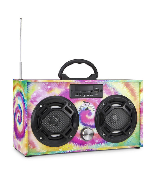 Tie Dye Boombox Speaker