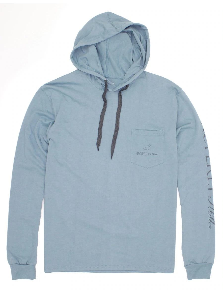 Gulf Hoodie Steel Blue