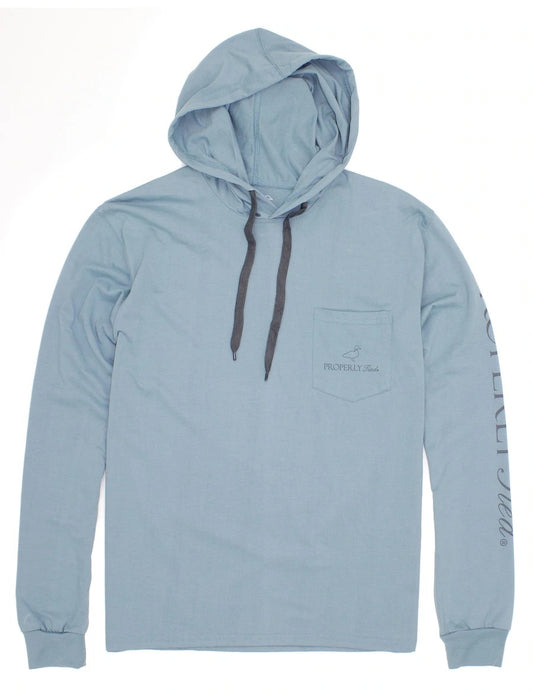 Gulf Hoodie Steel Blue