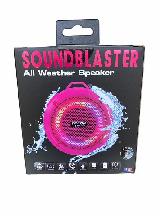 Water Proof Speaker Neon Pink