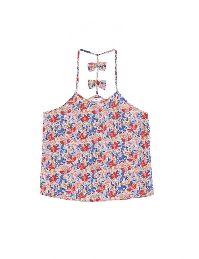 Floral Camisole With Bows