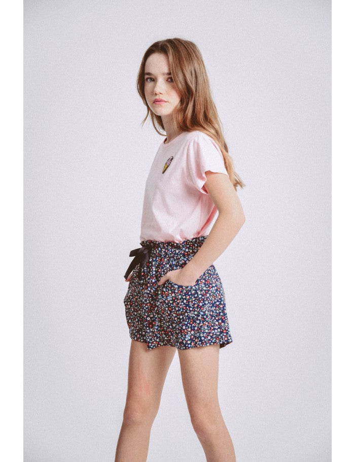 Pretty Flowers Woven Shorts