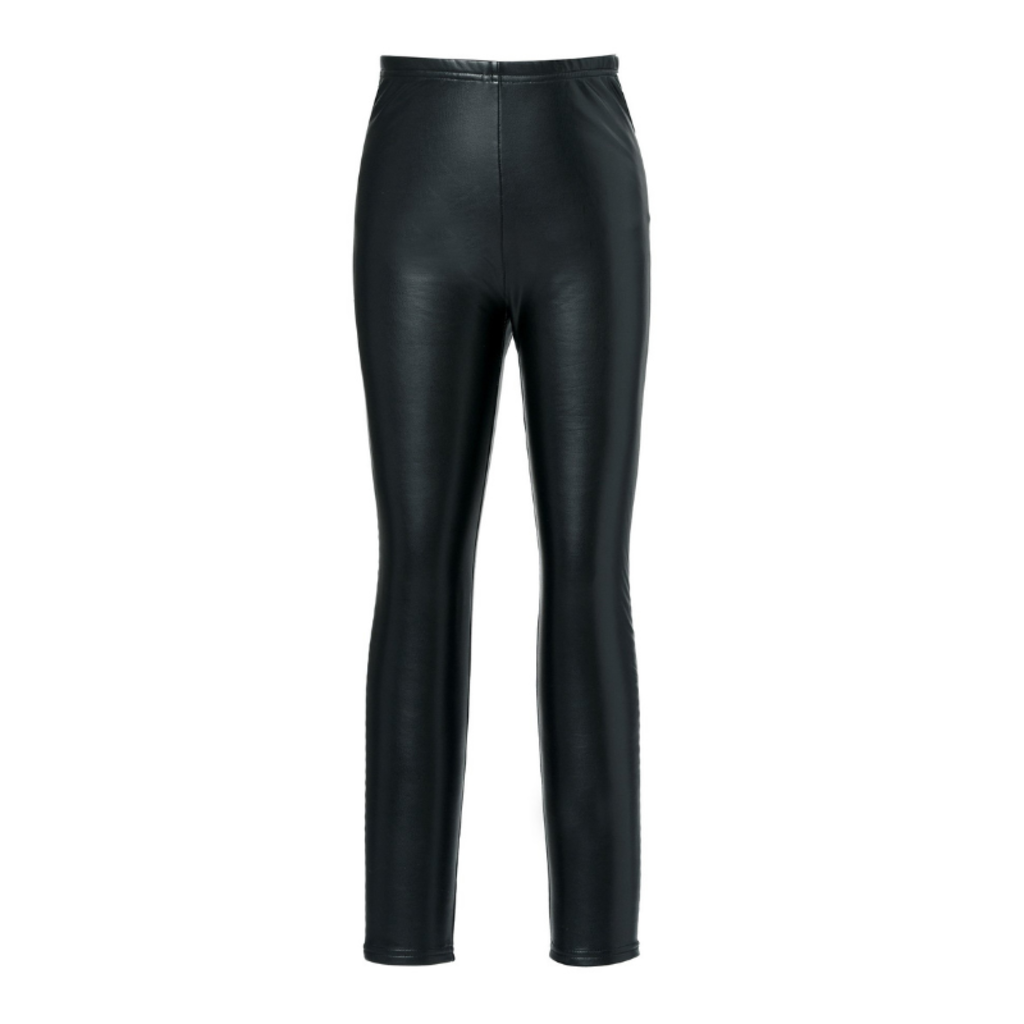 Faux Leather Brushed Leggings