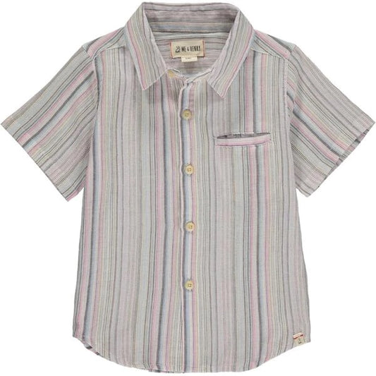 Pink Multi Stripe Shirt