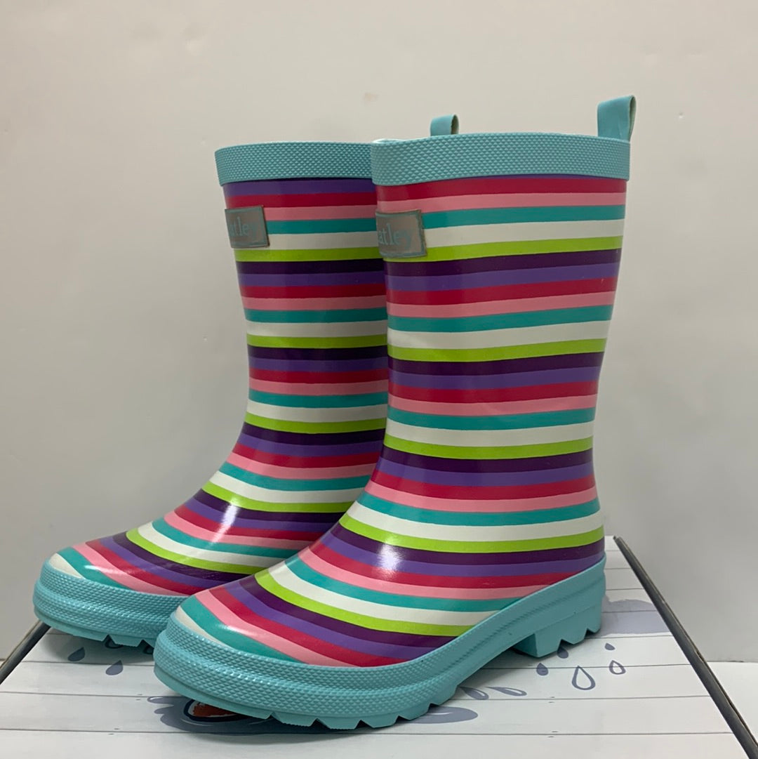 Magical Stripes Shiny Rain Boots