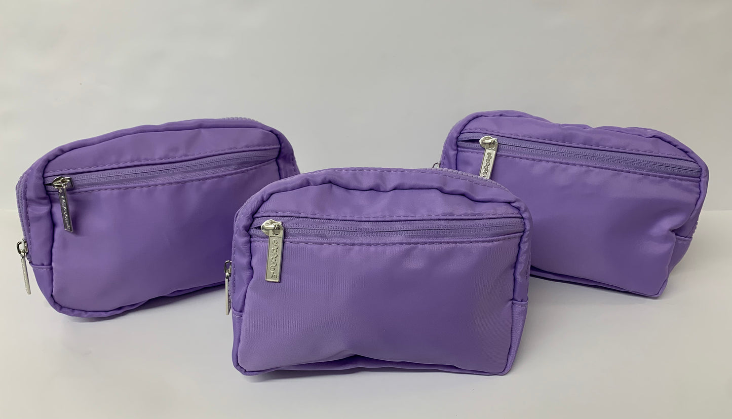 Lavender Nylon Belt Bag