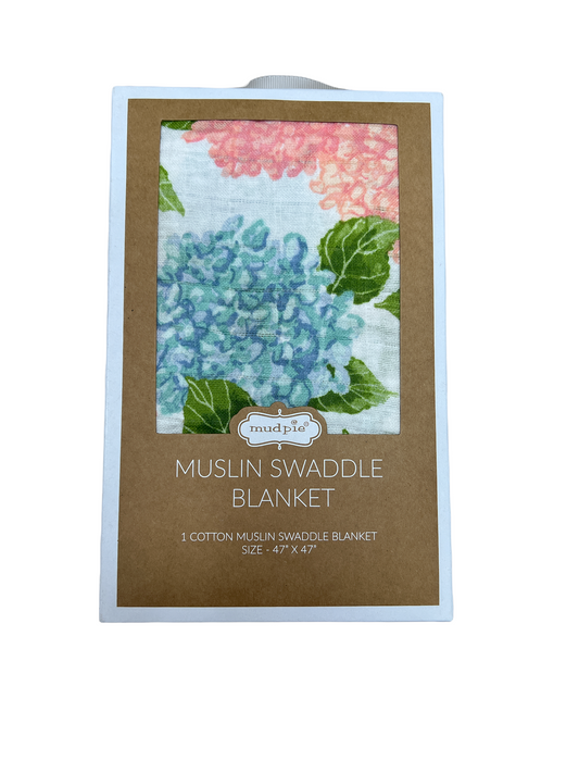 Muslin Swaddle Blanket- Floral, Barnyard, Sports, & Sheep